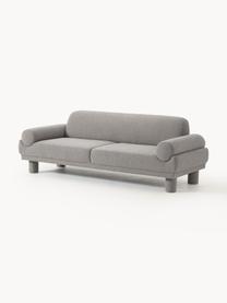 Bouclé-Sofa Lilo (3-Sitzer), Bezug: Bouclé (93 % Polyester, 6, Bouclé Grau, B 230 x T 93 cm