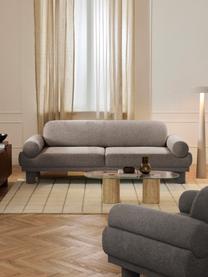 Bouclé-Sofa Lilo (3-Sitzer), Bezug: Bouclé (93 % Polyester, 6, Füße: Kunststoff, gepolstert Di, Bouclé Grau, B 230 x T 93 cm