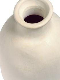 Vase céramique Caetana, Céramique, Blanc crème, Ø 18 x haut. 32 cm