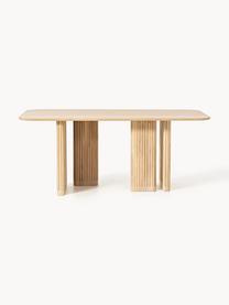 Table en chêne Jolka, tailles variées, Chêne laqué, larg. 180 x prof. 95 cm