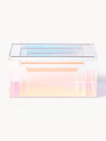 Sada úložných boxů Yuki, 3 díly, Akrylátové sklo, Více barev, Sada s různými velikostmi