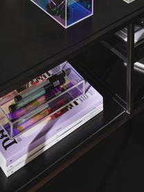 Boîtes de rangement Yuki, 3 élém., Verre acrylique, Multicolore, Lot de différentes tailles