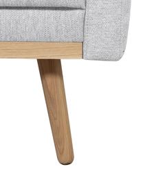 Sofá rinconera Saint (3 plazas), Tapizado: poliéster Alta resistenci, Estructura: madera de pino maciza, ag, Tejido gris claro, An 243 x Al 70 cm