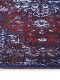 Tapis vintage Elegant, Rouge, bleu, larg. 120 x long. 180 cm (taille S)