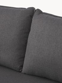 Ecksofa Tribeca, Bezug: 100 % Polyester Der hochw, Gestell: Massives Kiefernholz, Füße: Massives Buchenholz, lack, Webstoff Anthrazit, B 274 x T 192 cm, Eckteil rechts