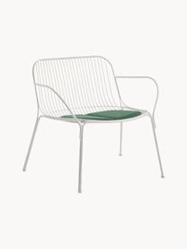 Cojín de asiento para exterior Hiray, Funda: fibra sintética con cara , Verde, An 43 x L 47 cm