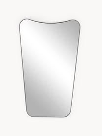 Espejo de pared Goldie, Estructura: metal con pintura en polv, Espejo: cristal, Parte trasera: tablero de fibras de dens, Negro, An 50 x Al 80 cm