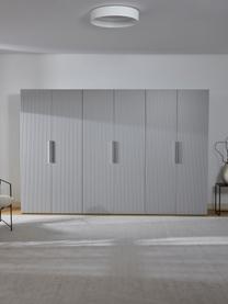 Armario modular Simone, 6 puertas (300 cm), diferentes variantes, Estructura: tablero aglomerado revest, Madera, gris, Interior Basic (An 300 x Al 200 cm)