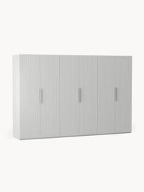 Armario modular Simone, 6 puertas (300 cm), diferentes variantes, Estructura: tablero aglomerado revest, Madera, gris, Interior Basic (An 300 x Al 200 cm)