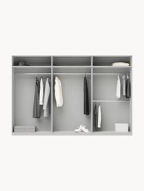 Armario modular Simone, 6 puertas (300 cm), diferentes variantes, Estructura: tablero aglomerado revest, Madera, gris, Interior Basic (An 300 x Al 200 cm)