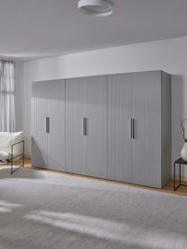 Armario modular Simone, 6 puertas (300 cm), diferentes variantes, Estructura: tablero aglomerado revest, Madera, gris, Interior Basic (An 300 x Al 200 cm)