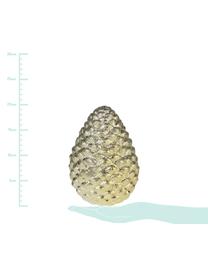 Pieza decorativa Cone, Dolomita recubierto, Dorado, Ø 15 x Al 20 cm