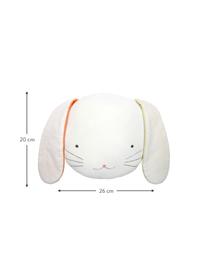 Cuscino coniglietto soffice Bunny, Rivestimento: velluto di cotone, Bianco, giallo, arancione, nero, Larg. 26 x Alt. 20 cm