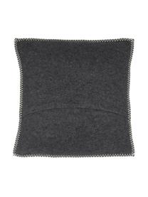 Housse de coussin 50x50 polaire Sylt, Anthracite