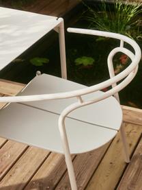 Sedia da giardino in metallo Novo, Acciaio rivestito, Beige chiaro, Larg. 62 x Prof. 54 cm