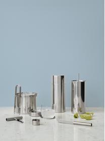 Sous-verre avec support Arne Jacobsen, 6 pièces, Acier inoxydable, Argenté, Ø 9 cm