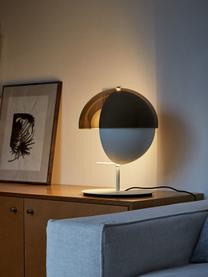 Lampa stołowa LED z funkcją przyciemniania Theia, Stelaż: żelazo powlekane, Biały, taupe, Ø 32 x W 44 cm