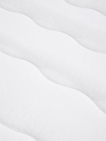 Slaapbank Luna (3-zits) met matras, Bekleding: 100% polyester, Oeko-Tex , Frame: massief beukenhout, multi, Geweven stof lichtgrijs, B 270 x D 184 cm, hoekdeel rechts
