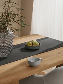 Chemin de table Riva, 55 % coton, 45 % polyester

Le matériau est certifié STANDARD 100 OEKO-TEX®, 14.HIN.40536, HOHENSTEIN HTTI, Anthracite, larg. 40 x long. 150 cm