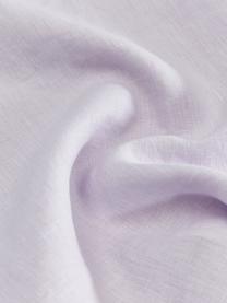 Federa arredo in lino lavato lilla Candice, 100% lino, Lilla, Larg. 50 x Lung. 50 cm