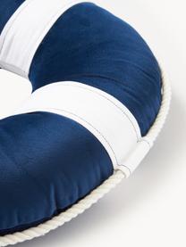 Okrągła poduszka Duffle, Niebieski, Ø 35 cm