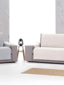 Narzuta na sofę Levante, 65% bawełna, 35% poliester, Odcienie kremowego, S 110 x D 220 cm