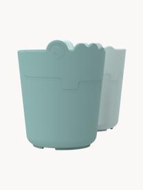 Service de mugs Kiddish, 2 élém., Plastique, sans BPA, Tons bleus, Ø 7 x haut. 8 cm, 100 ml