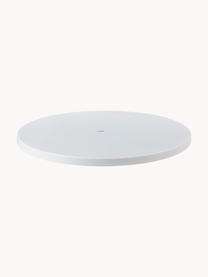 Plateau décoratif rond Circle, Acier inoxydable, revêtement par poudre, Blanc, mat, Ø 40 cm