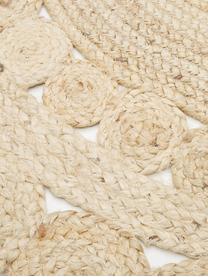 Tapis rond en jute beige Sun, Jute