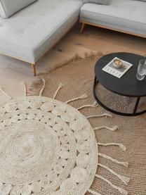 Tapis rond en jute beige Sun, Jute