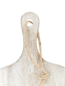 Tabla de cortar de madera de mango Lugo, Madera de mango recubierta, Blanco, madera, L 59 x An 19 cm