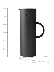 Isolierkanne EM77 in Anthrazit matt, 1 L, ABS-Kunststoff mit Glaseinsatz, Anthrazit, 1 L