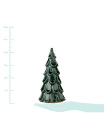 Deko-Objekt Vionia Christmas Tree, Keramik, Dunkelgrün, Ø 7 x H 12 cm