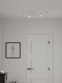 Faretti da soffitto grandi Correct, Bianco, Larg. 124 x Alt. 18 cm