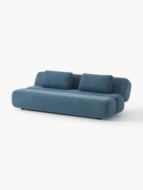 Teddy-Schlafsofa Caterpillar (3-Sitzer), Bezug: Teddy (100 % Polyester) D, Teddy Graublau, B 203 x T 128 cm