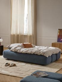 Teddy-Schlafsofa Caterpillar (3-Sitzer), Bezug: Teddy (100 % Polyester) D, Teddy Graublau, B 203 x T 128 cm