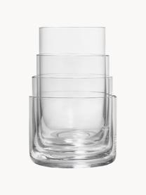 Set de vasos Nesting, 4 uds., Cristal, Transparente, Set de diferentes tamaños