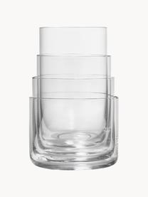 Waterglazen Nesting, 4 stuks, Kristalglas, Transparant, Set met verschillende formaten