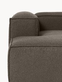 Modulares Ecksofa Lennon aus Bouclé, Bezug: Bouclé (100 % Polyester) , Gestell: Massives Kiefernholz, Spe, Bouclé Greige, B 327 x T 180 cm, Eckteil links