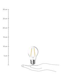 E27 peertje, 7 watt, warmwit, 7 stuks, Peertje: glas, Fitting: aluminium, Transparant, Ø 6 x H 10 cm