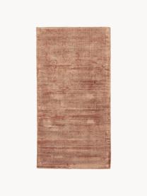 Handgewebter Viskoseteppich Jane, Flor: 100 % Viskose, Nougat, B 160 x L 230 cm (Grösse M)