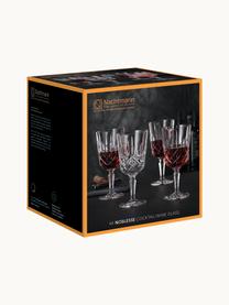 Kristall-Weingläser Noblesse, 4 Stück, Kristallglas, Transparent, Ø 9 x H 19 cm, 355 ml