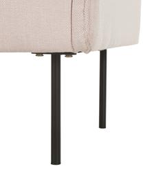 Sofa z metalowymi nogami Ramira (2-osobowa), Tapicerka: poliester 40 000 cykli w , Nogi: metal malowany proszkowo, Blady różowy, S 151 x G 76 cm