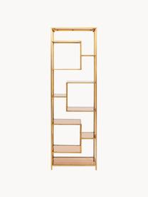 Regał z metalu Loft, Korpus: stal malowana proszkowo, Odcienie złotego, S 60 x W 195 cm