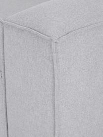 Canapé d'angle modulable Lennon, Tissu gris, larg. 238 x prof. 180 cm, méridienne à gauche