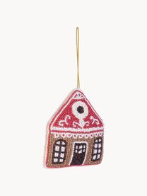 Addobbo albero di Natale Hut, Plastica, feltro, Bianco, rosso, marrone scuro, Larg. 9 x Alt. 11 cm