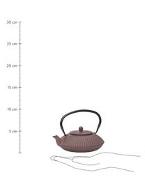 Teekanne Ala, 1.1 L, Metall, beschichtet, Teekanne: PflaumenfarbenGriff: Schwarz, 1.1 L