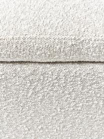 Bouclé taburet s úložným prostorem Winou, Tlumeně bílá, Š 50 cm, V 48 cm