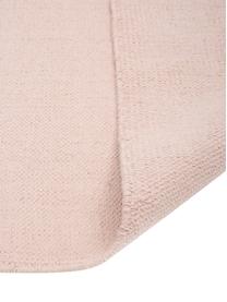 Tappeto sottile in cotone rosa tessuto a mano Agneta, 100% cotone, Rosa, Larg. 200 x Lung. 300 cm (taglia L)