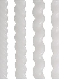Velas candelabro Spiral, 4 uds., Cera, Blanco, Al 31 cm